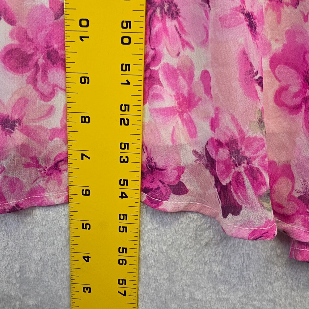 Crystal Doll Dress‎ Womens 9 Pink Floral Maxi Y2K Cottagecore HOCO Coquette - Picture 5 of 16